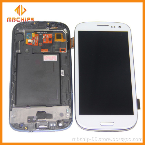 Hot sale lcd for samsung galaxy s iii i9300 s3 lcd display with touch screen digitizer assembly replacement
